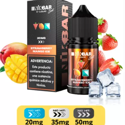 NIKBAR Strawb. mango ice 50MG 30ML