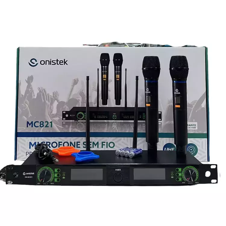 MICROFONE DUPLO ONISTEK ON-MC821