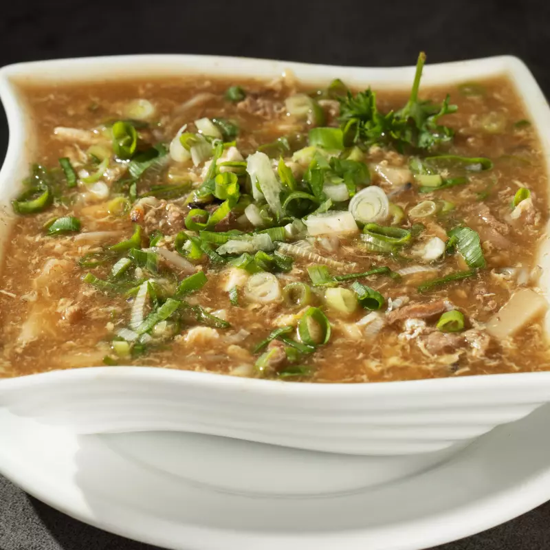 Sopa de vinagre e pimenta