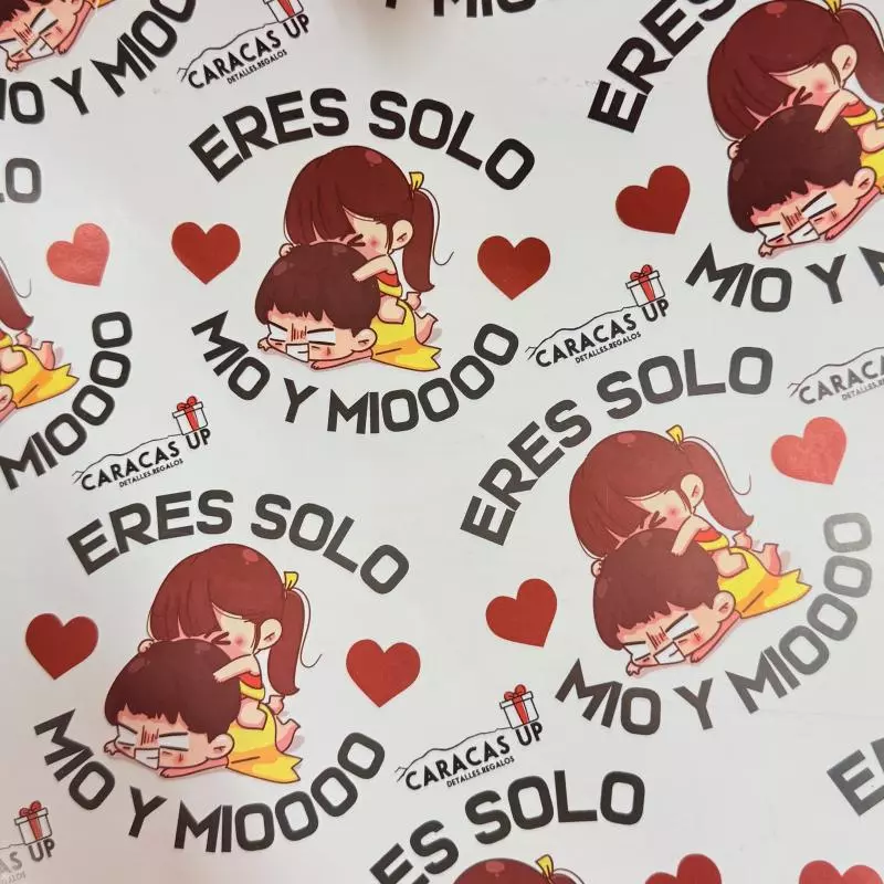 Papel de Regalo Eres Solo Mi (65x48)