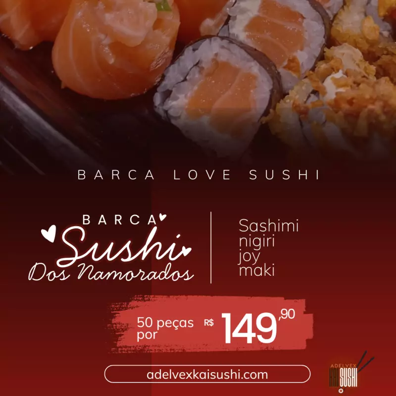Barca Sushi dos Namorados