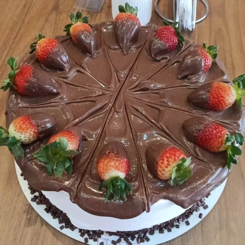 chocolate ninho e morango