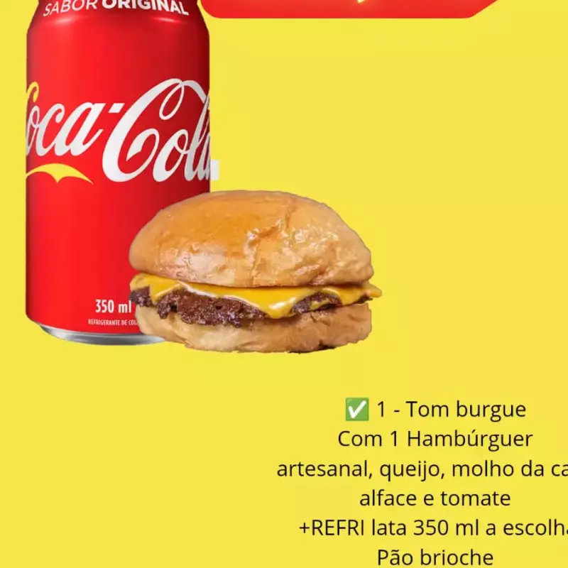 PROMO  1 TOM BURGUER