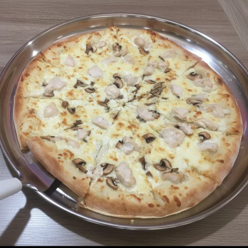Chicken Alfredo Pizza