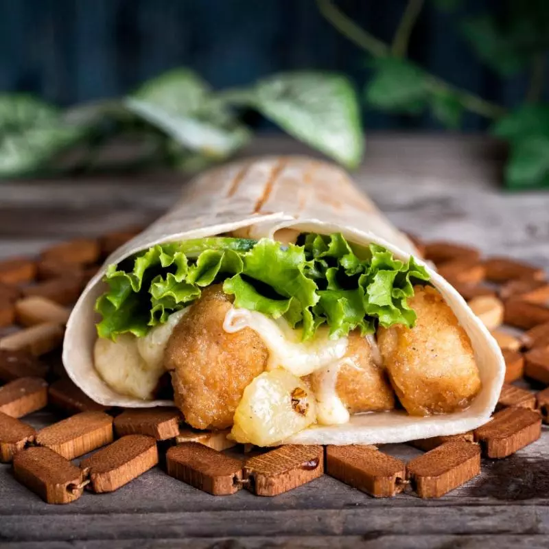 Wrap Hawaiian Chicken