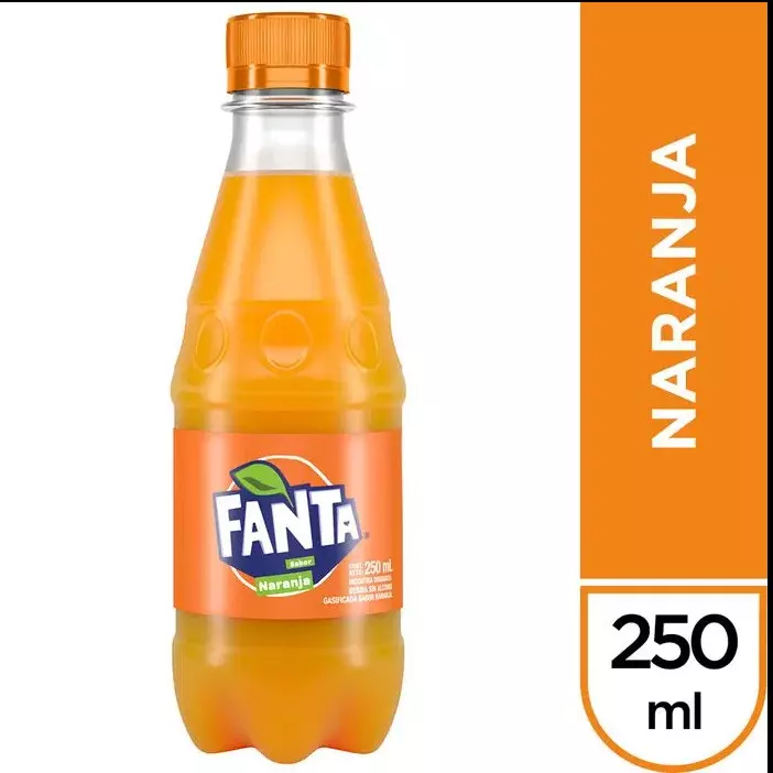 Ref. fanta laranja pet 250 ml