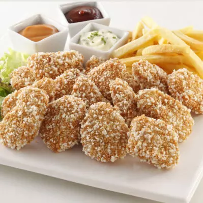 Nuggets de pollo crocantes