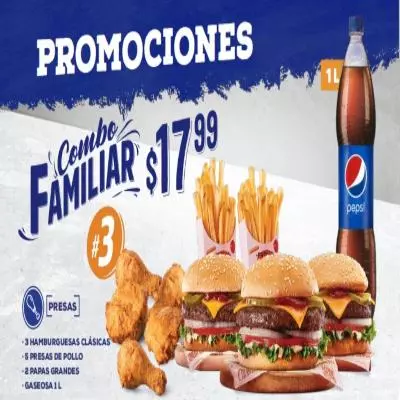 COMBO FAMILIAR #3 PRESAS