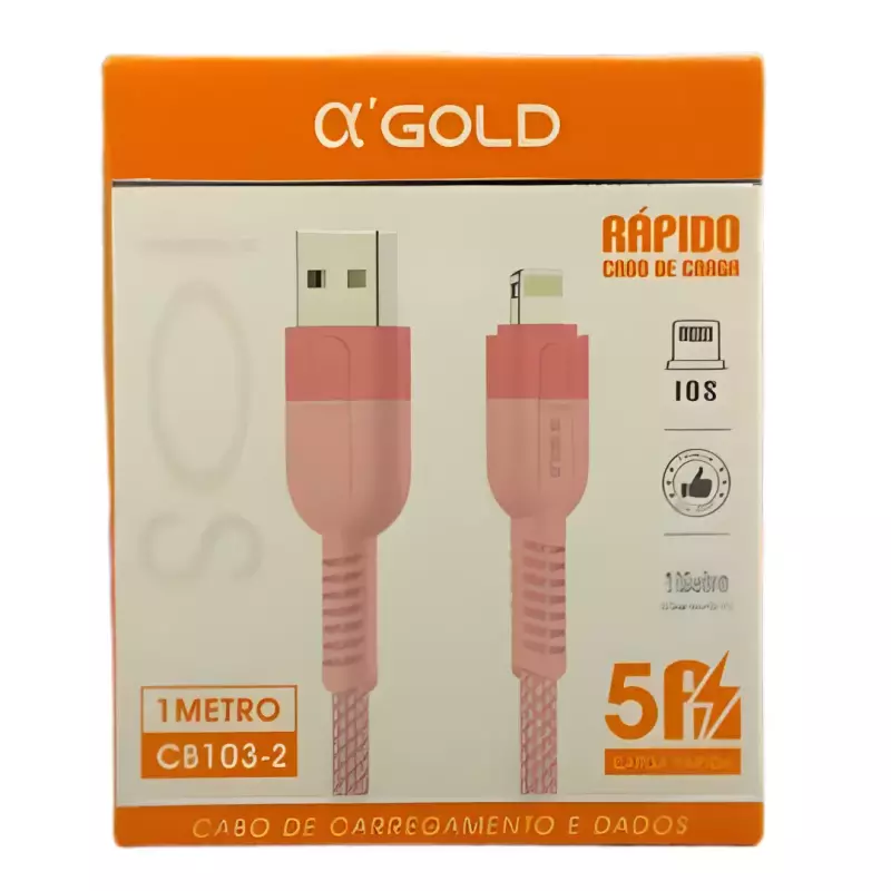 CABO USB IOS GOLD 1M 5A CB103-2
