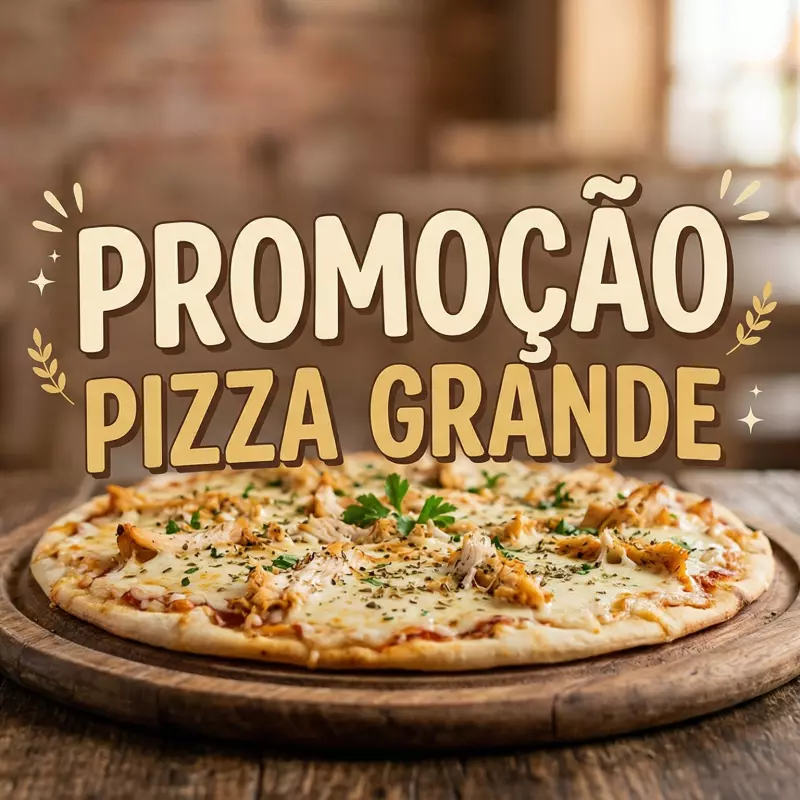 GRANDE 40CM 2 SABORES s/BORDA