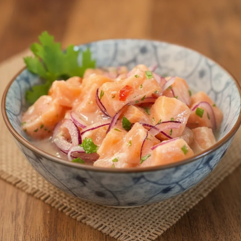 Ceviche de Salmão