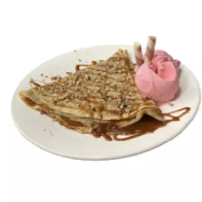 +Bola de helado en crepa