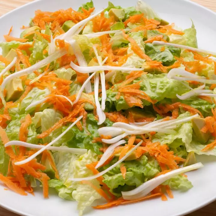 Ensalada huevo y zanahoria