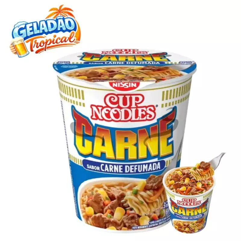Cup Noodles Carne Defumada 🍜