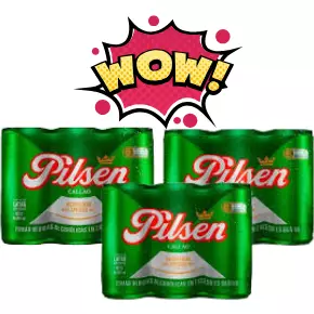 3 six pack Pilsen 269ml