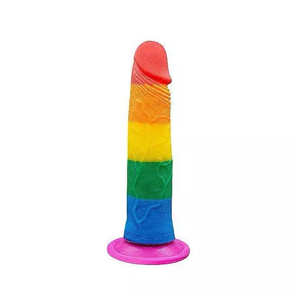 PÊNIS REALISTICO COLORIDO 18,5 X 3,5