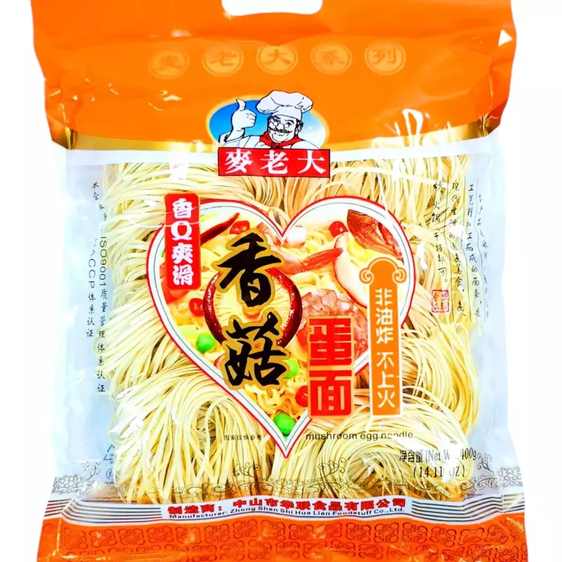 麦老大香菇蛋面 fideo huevo con hongo