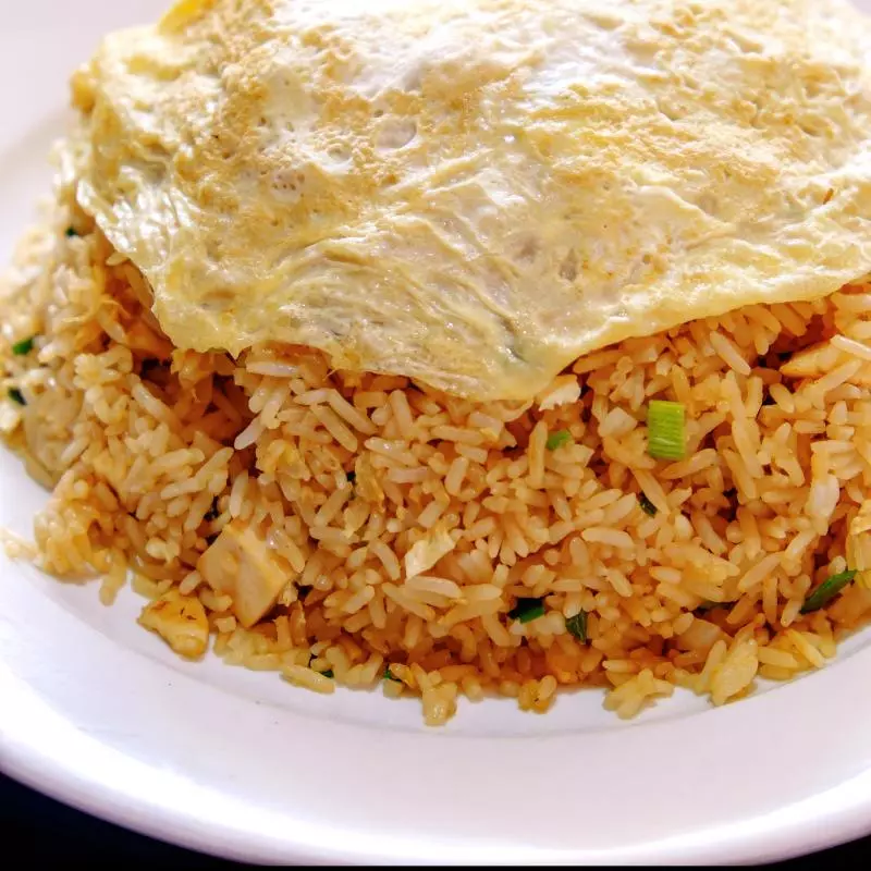 Arroz Chaufa con  Pollo