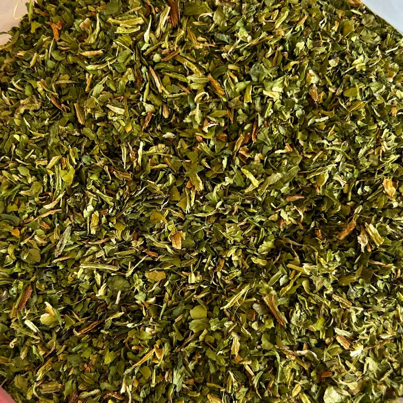 Espinaca en escama deshidratada