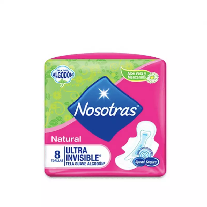 Toalla higiénica 8 unidades