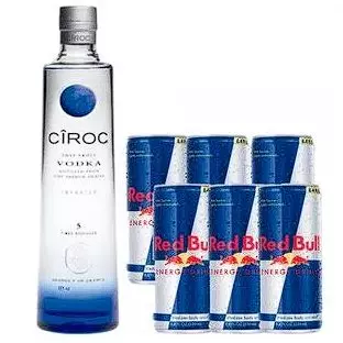 Vodka Ciroc + 5 Redbull