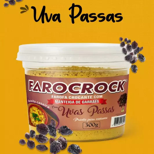Farofa Pronta c/ Uvas Passas