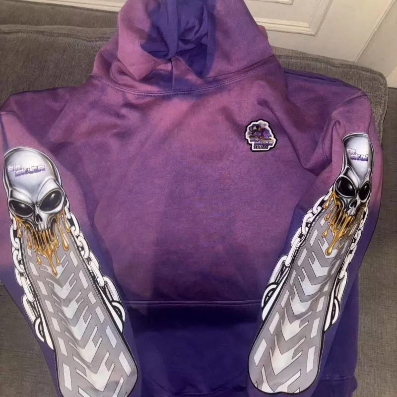 SKELOWEEN SWEAT-SET 2: Purple