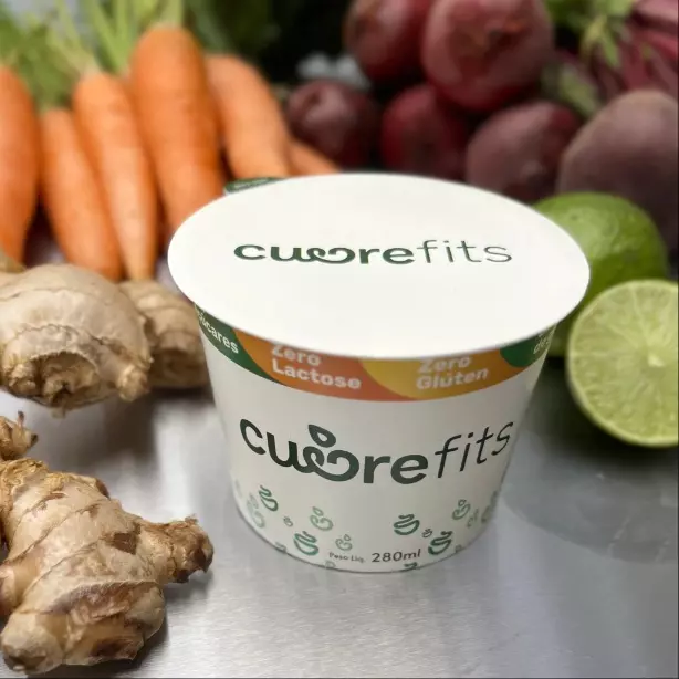 Caldo beterraba, cenoura e gengibre