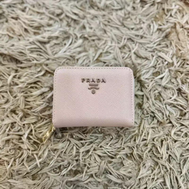 MINI BILLETERA PRADA NUDE