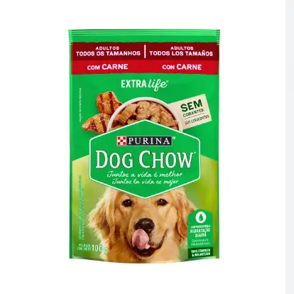 Dog Chow Carne Todos os Tam Sachê