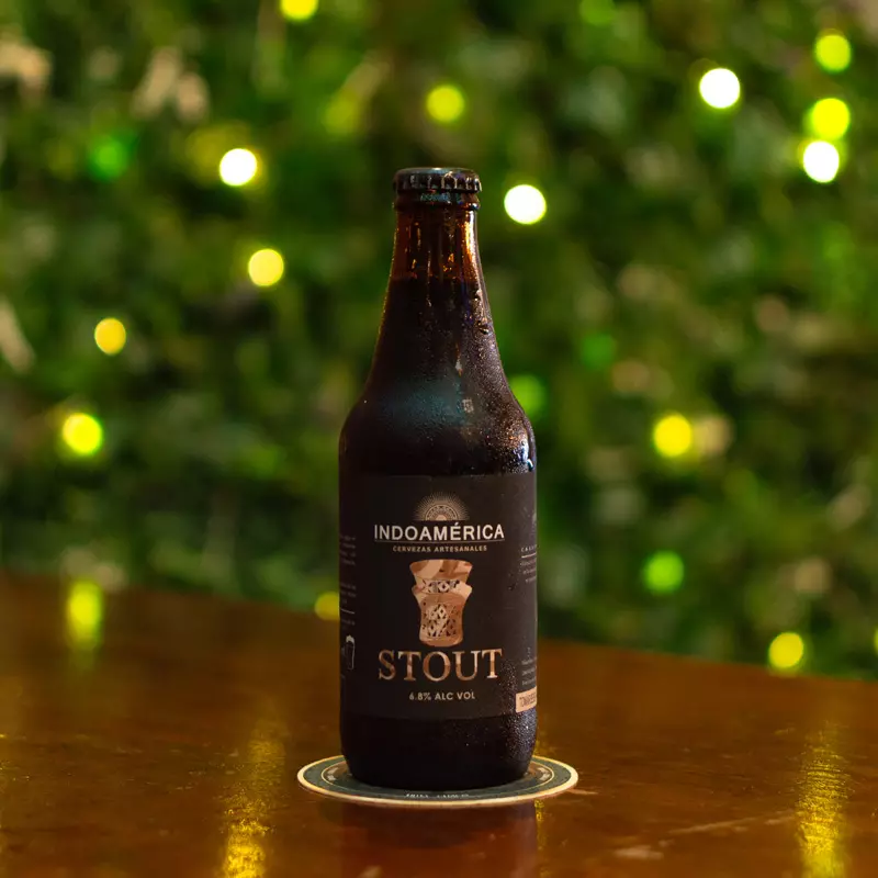 Cerveza Artesanal Stout Indioamerica