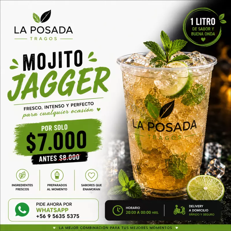 Mojito Jäger 1L