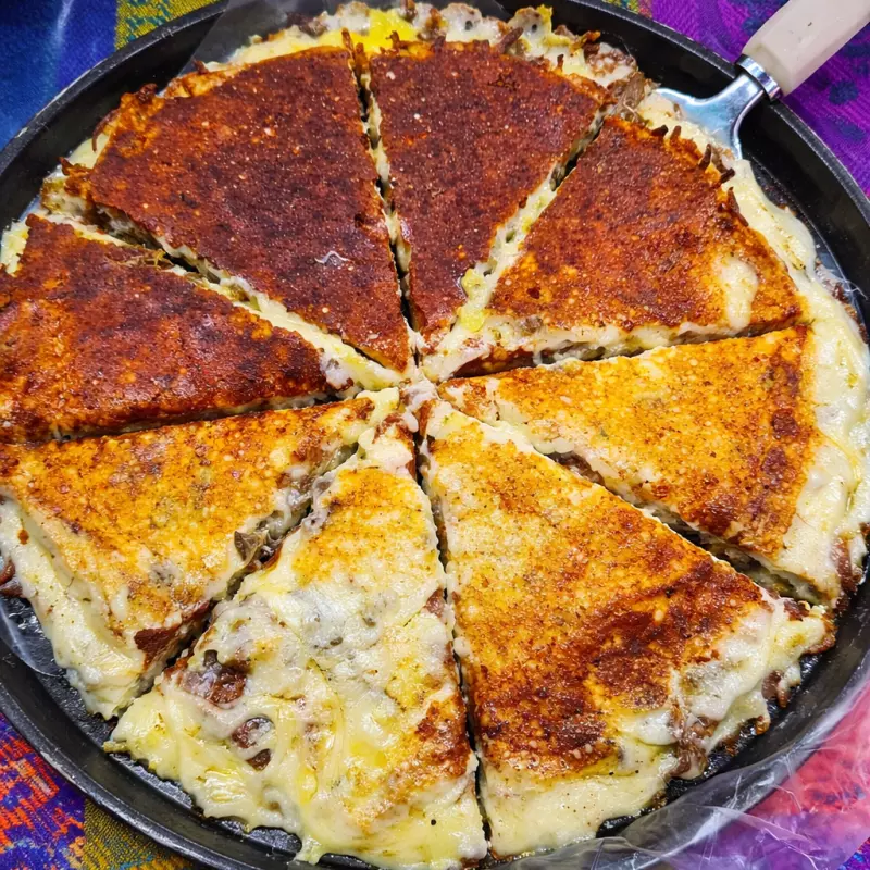 Quesadilla Queso fundido 8 slice