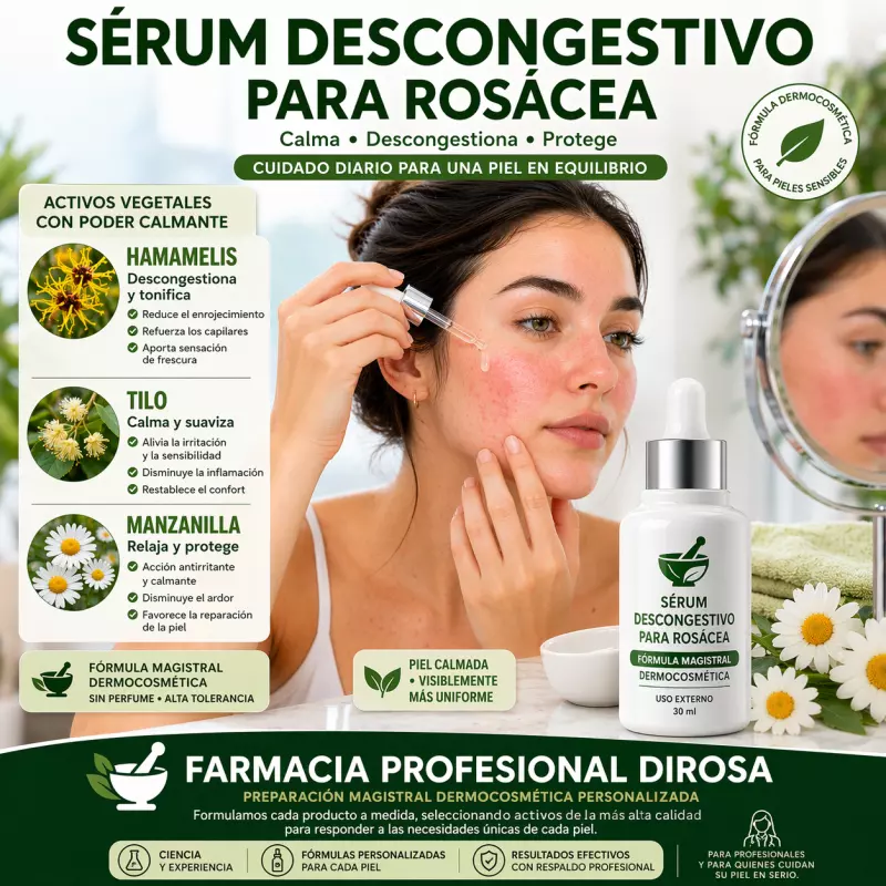 Serum descongestivo Rosacea