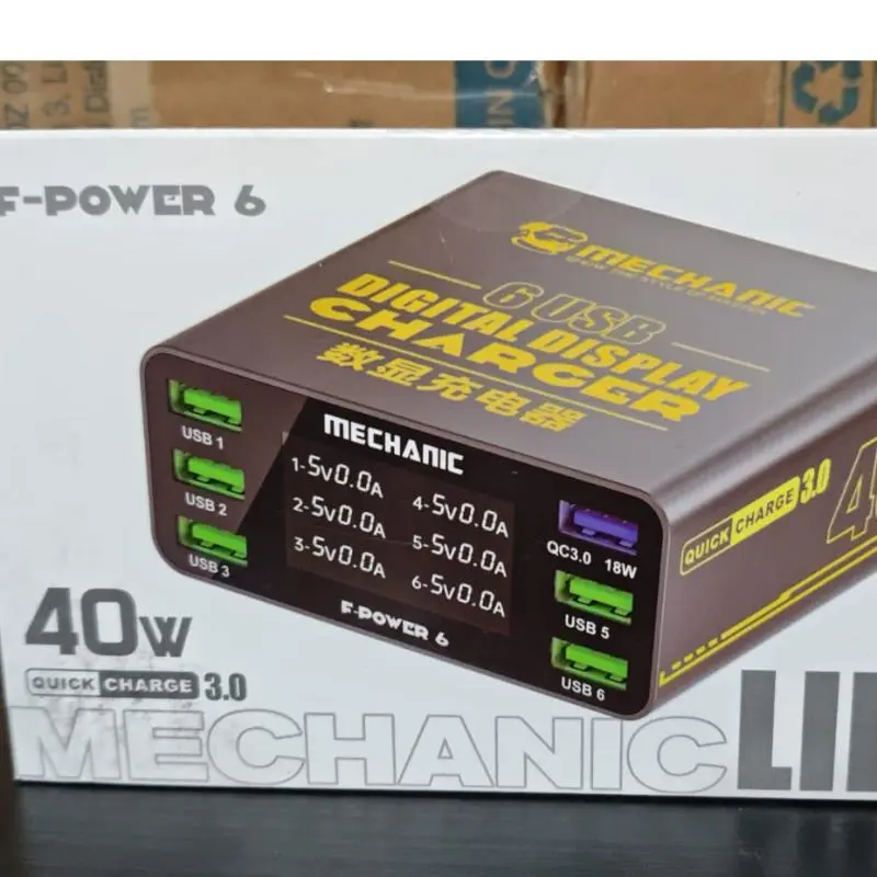 MULTICARGADOR MECHANIC F-POWER 6