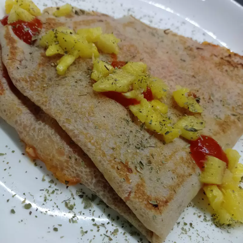 Crepa PIZZA Hawaiana 🍕