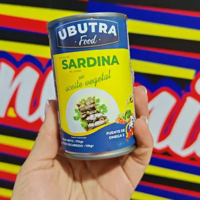 Sardina en aceite vegetal Ubutra