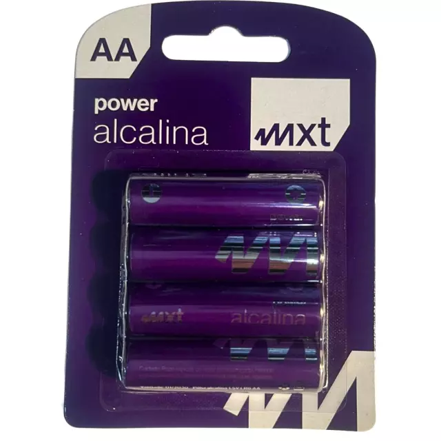 PILHA ALCALINA MXT AA C/4