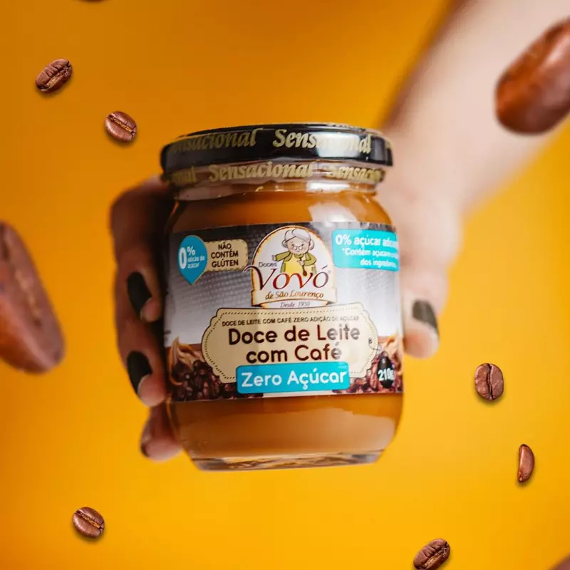 Doce de Leite c/ Café Zero% - 240g