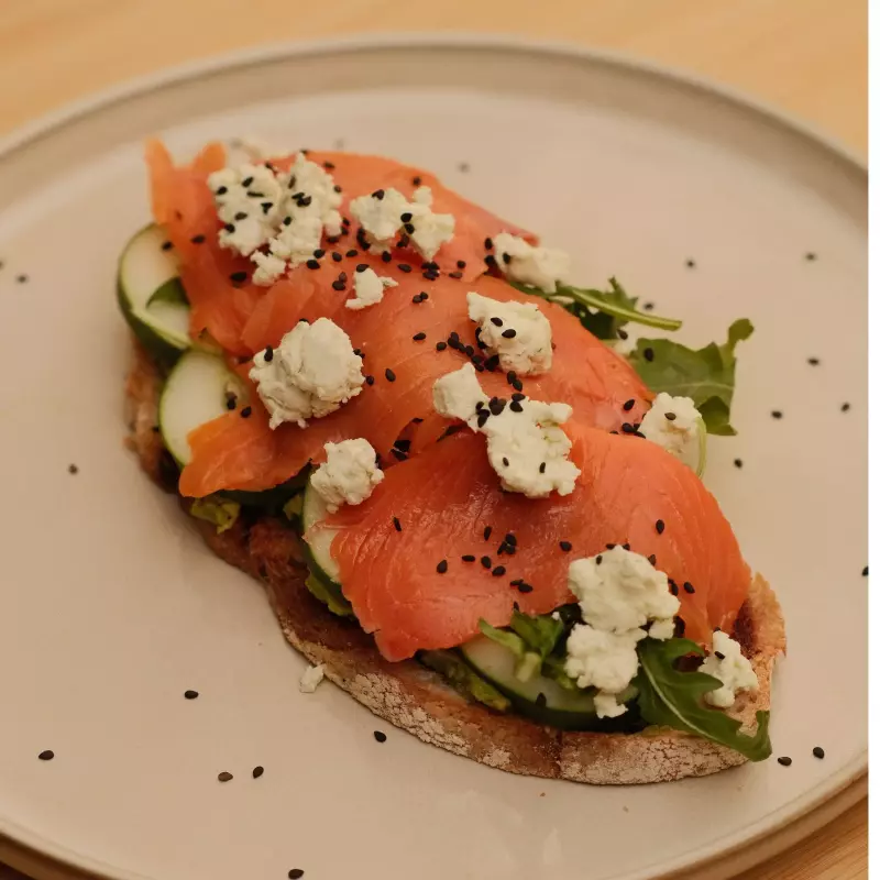 Toast de Salmón