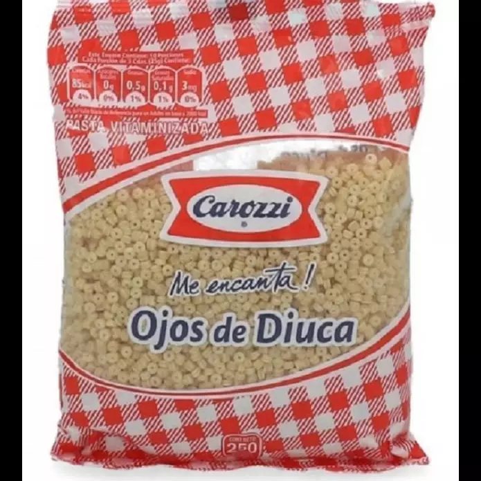 Pasta Carozzi Ojos de diuca