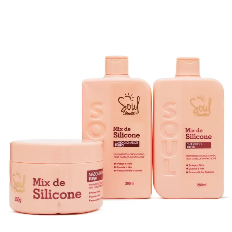 Kit Capilar 3x1 Mix de Silicone Soul