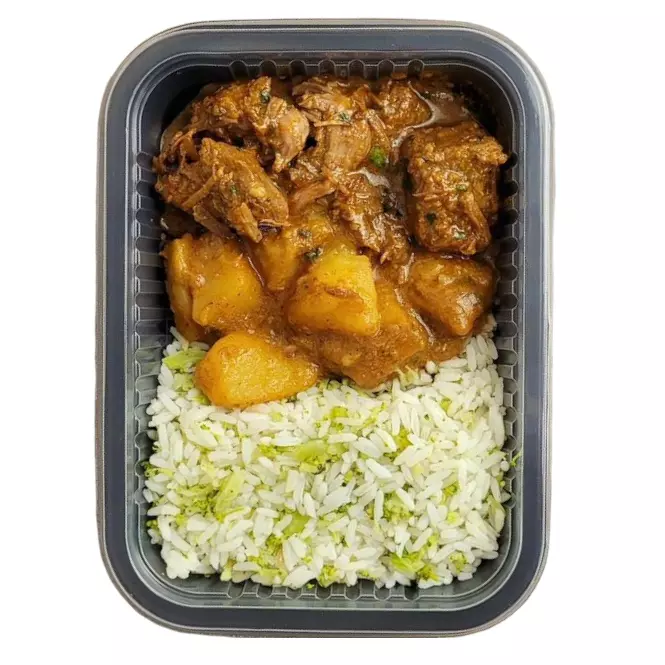 CARNE - ARROZ COM BRÓCOLIS