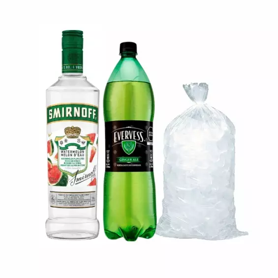 COMBO SMRNOFF WATERMELON  VODK 750ML
