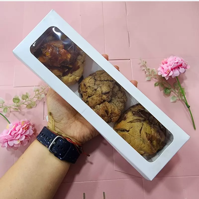 Galleta rectangular blanca