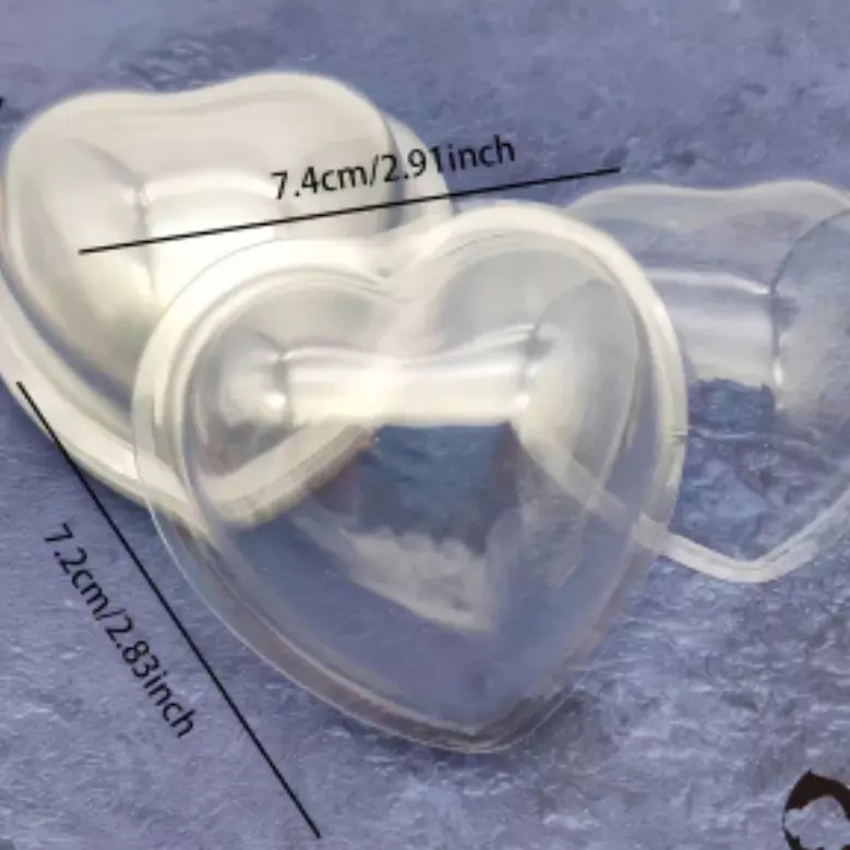 Media esfera plastica corazon