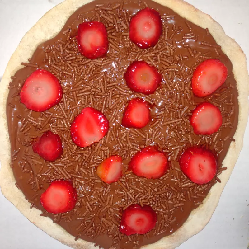 42-Mini Pizza-Chocolate c /Morango