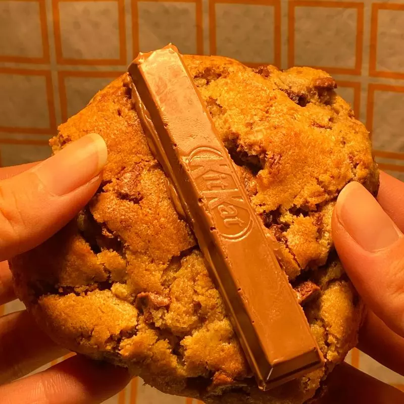 4 cookies de KitKat