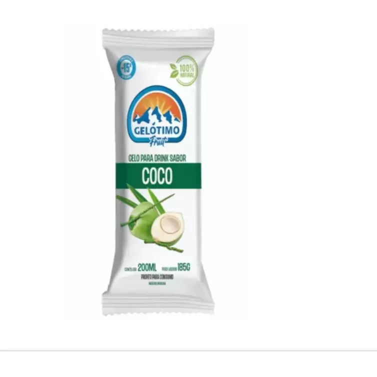 Gelo para Drink sabor coco 200g