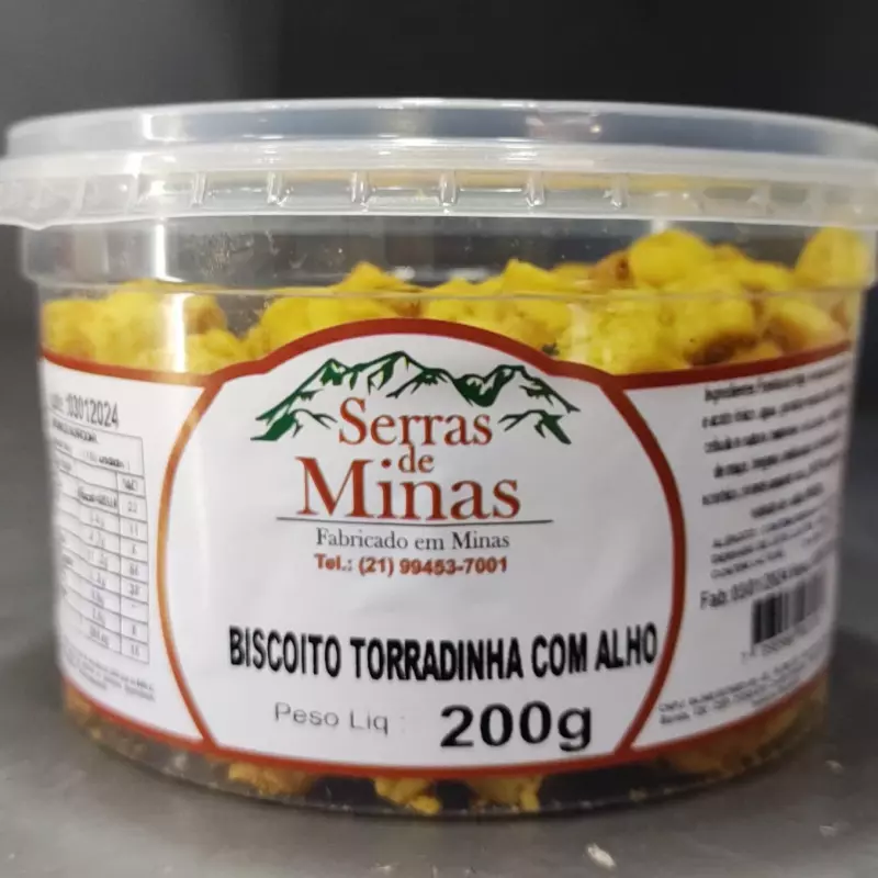 Serra de Minas Torrada de alho 200g